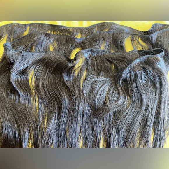 Real hair extensions, 4 piece - Picture 4 of 4